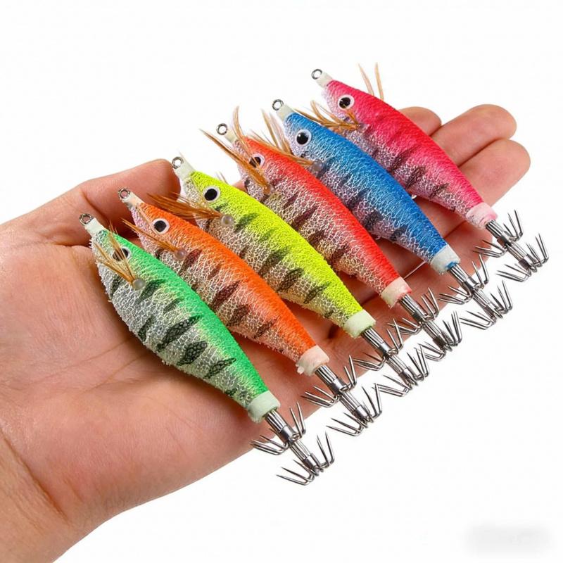 10CMLuminous Wood Shrimp10.5GHigh Simulation Fake Bait Hard Bait Sea Fishing Freshwater Universal Lure Special Fish Bait