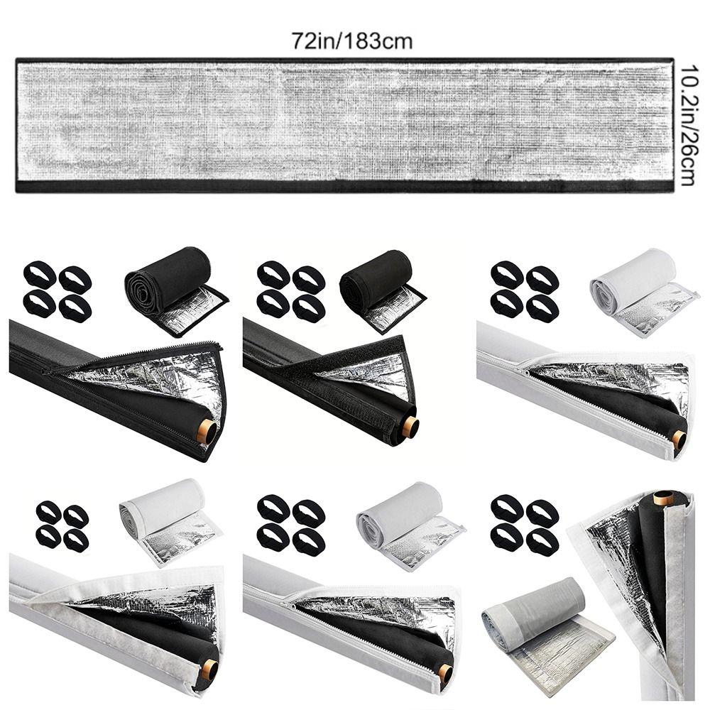 3 Layer Oxford Cloth HVAC Copper Pipe Insulation Cover Waterproof Sun-proof Zipper Flexible AC Hose Insulation Sleeve