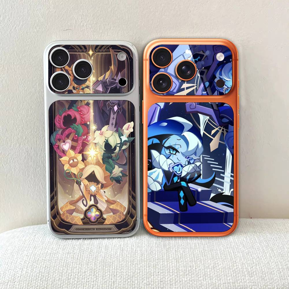 Mobile Game C-Cookie Run Kingdom Back Cover Decal Protective For Iphone 17 Pro Max Skin Sticker Back Protective