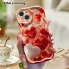 Phone Case: 2D Flat, Suitable for iPhone 18, 17, 16, 15, 14, 13, 12 Pro Protective Cases, Phone Decoration, Floating 3D Heart, Perfect Christmas and H