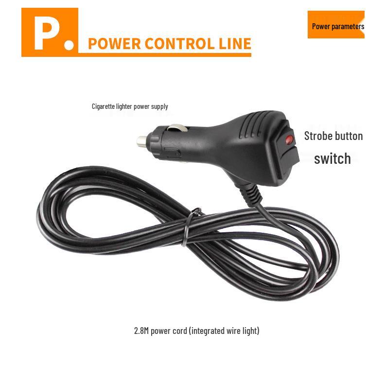 COB Single Row Light for Car Grille, Truck Roof, Rescue Warning, and Bumper Strobe.