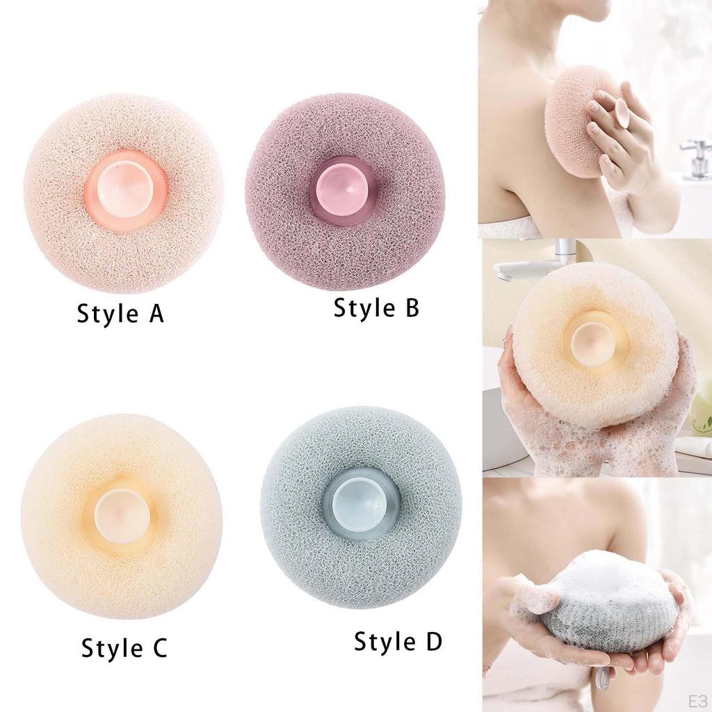 Badeschwämme, Duschball, Schnelltrocknend, Reichhaltiger Schaum Luffa-Schwamm Körperpeeling für Damen Herren