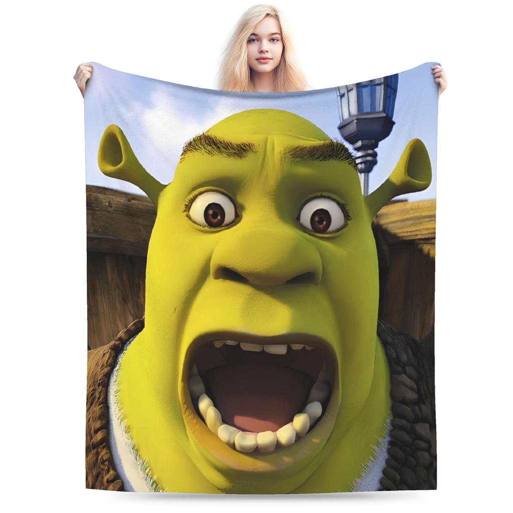 Film and Animation Patterns Flannel Printed Blanket Suitable for All Seasons Suitable for Living Room Office Sofa and Travel