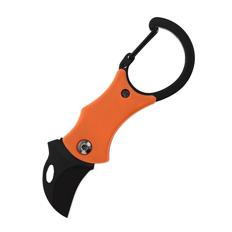 Portable Folding EDC Keychain Knife - Emergency Survival, Camping, and Unboxing Tool