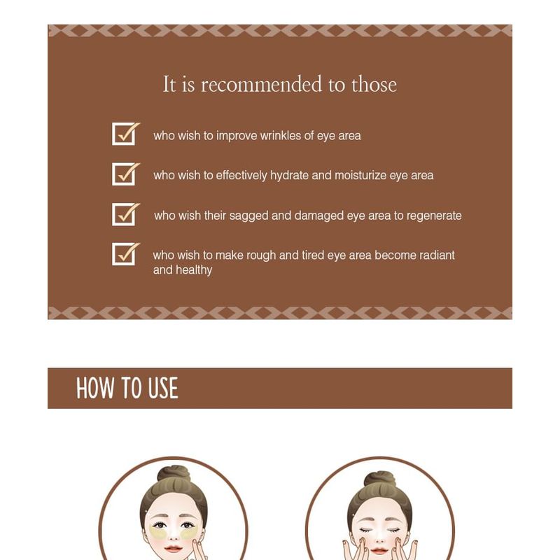 Mizon Snail Repair Intensive Gold Eye Gel Patch Bundle Set