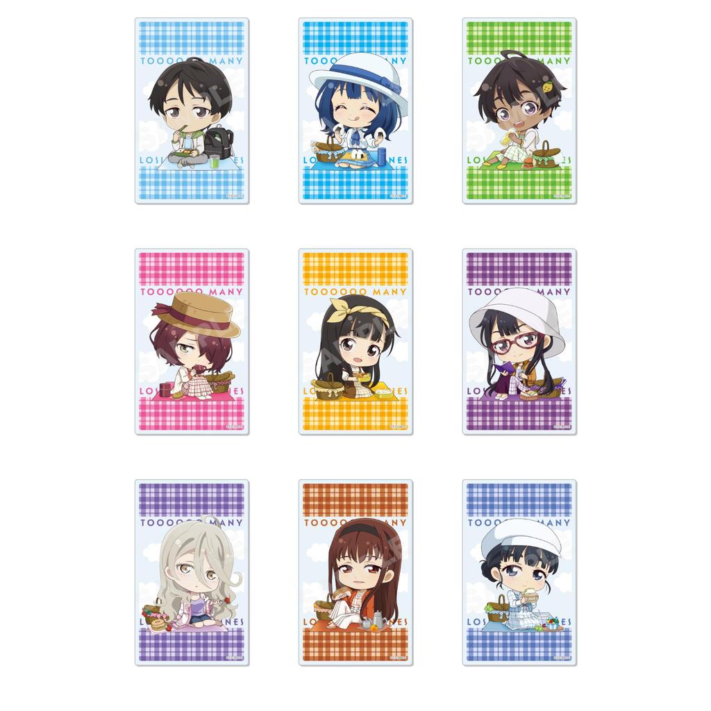 Too Many Losing Heroines Acrylic Card Box (9 pieces)