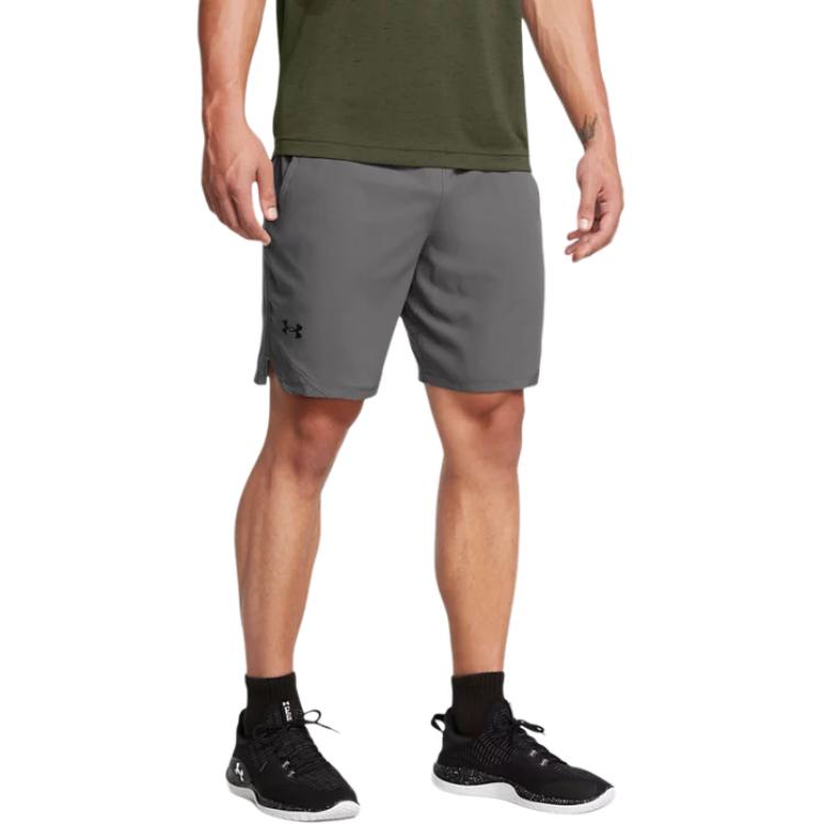 Under Armour Vanish Solid Color Comfortable Breathable Casual Shorts Men Shorts Black 1370382-025