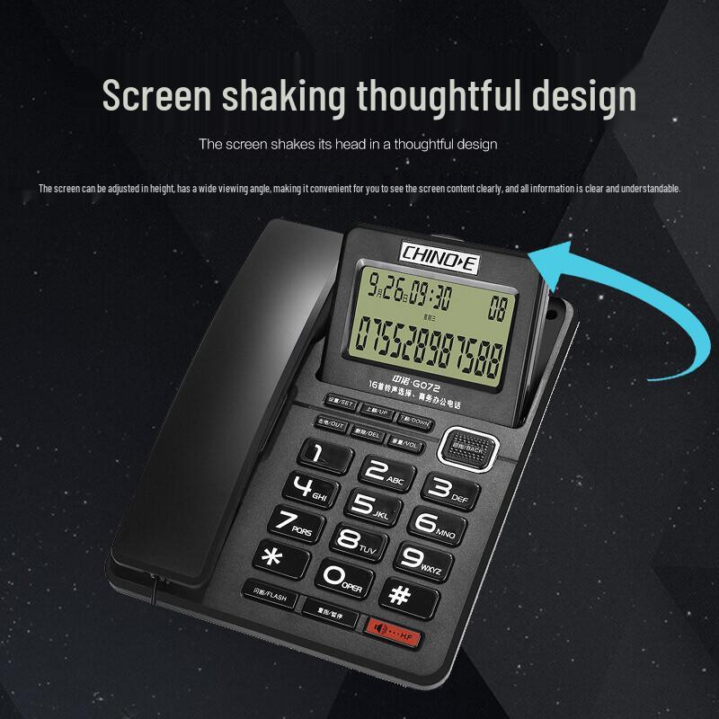 Zhongnuo Corded Landline Phone with Caller ID & Hands-Free