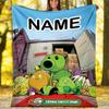 Customizable Plants Vs. Zombies Throw Blanket – Personalized Name, All-Season Cozy Snug Blanket, Machine Washable, Personalized Blanket