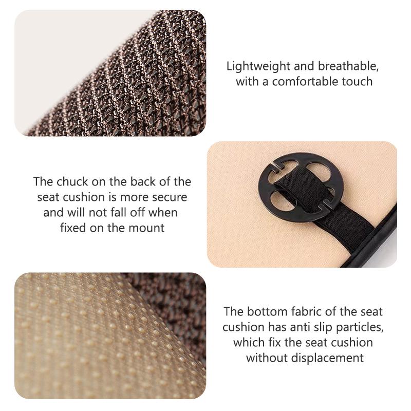 AAFO1 For Skoda Car Non-slip Seat Cushion Storage Ice Silk Cushion Auto Accessories Kamiq Karoq Octavia 2 3 Rapid Scala Kami Fabia VII