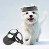 Dog Hat for Motorcycle Sun Hat with Ear Holes Stylish Doggy Visor Empty Doggie Helmets Adjustable Easy Wear Small to Medium Dogs