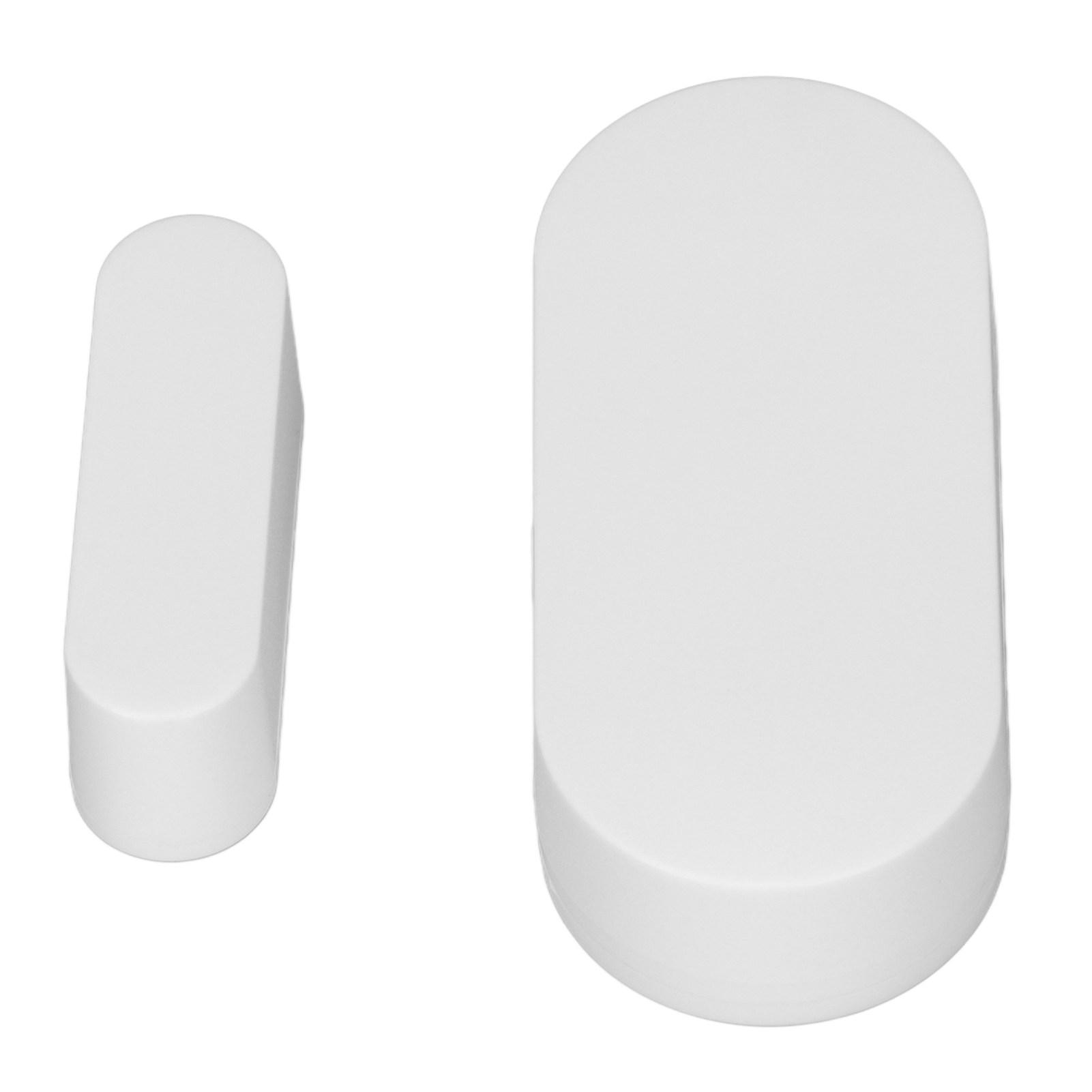 Белый умный беспроводной датчик открытия двери/окна, сигнализация в реальном времени, домашняя безопасность, контактный датчик открытия двери для Zigbee