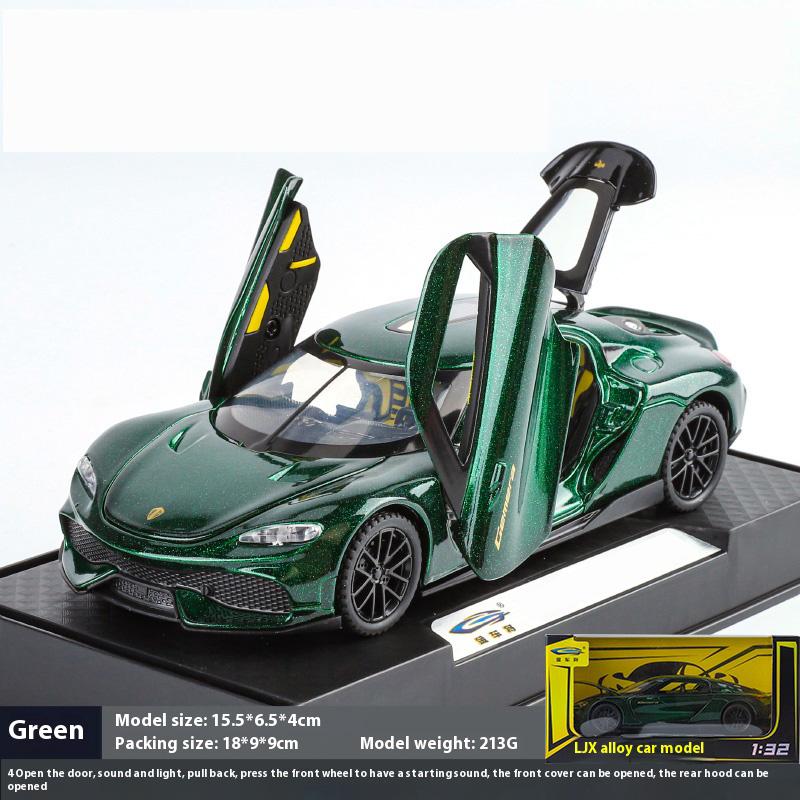 1/32 Koenigsegg Gemera GT Alloy Car Model, Simulated Sound and Light Children's Toy Car Ornaments To Collect Boys' Birthday Gifts