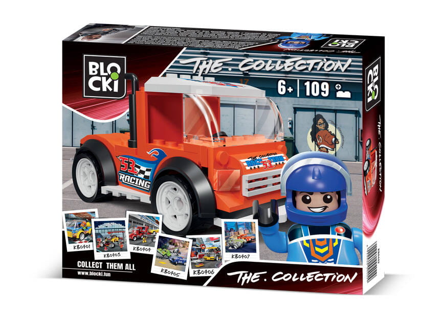 Klocki Blocki The Collection -Truck Race Team -Czerwona Ciężarówka Wyścigowa 100 El.
