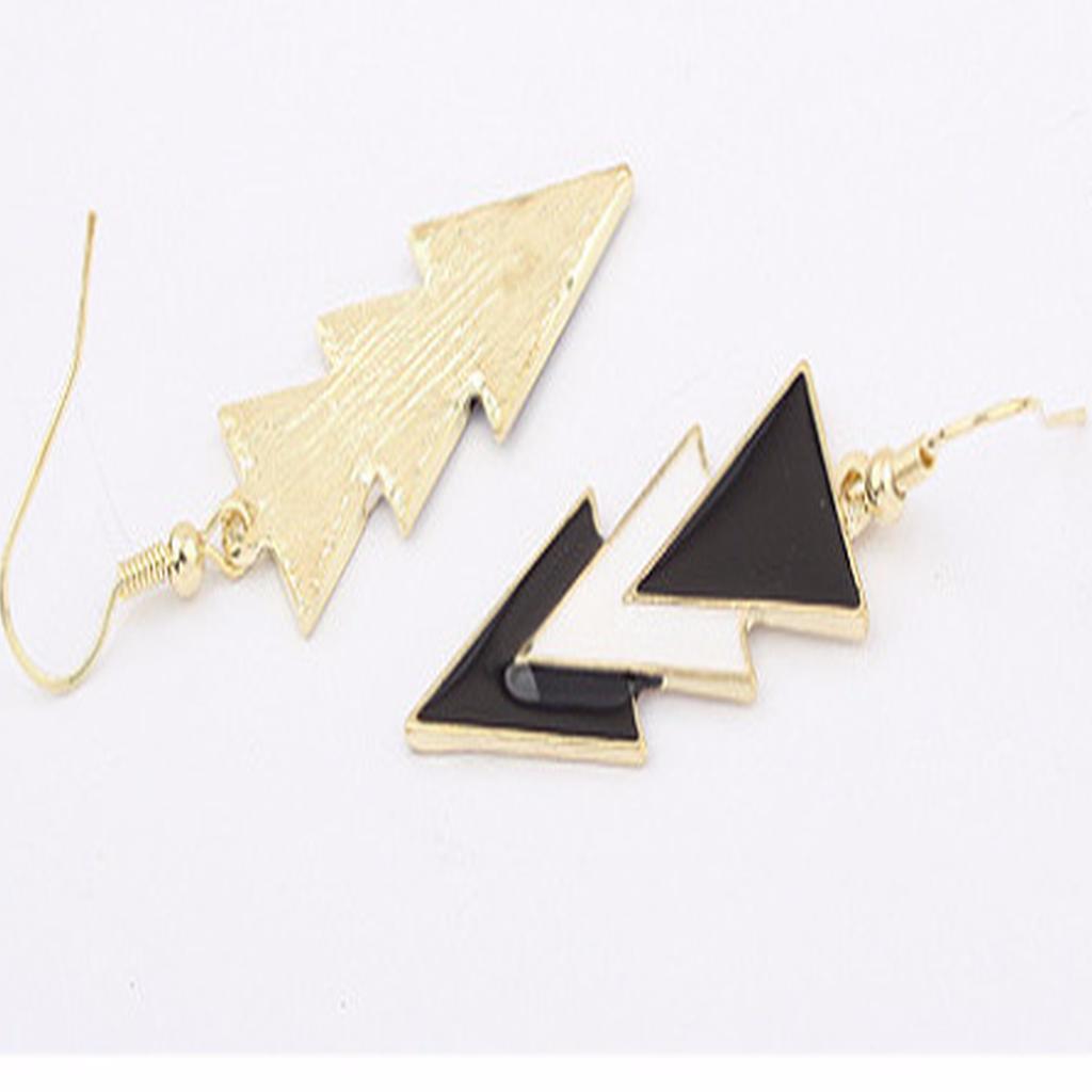 Accessoires de bijoux pour femmes Boucles d'oreilles pendantes élégantes en forme de triangle géométrique