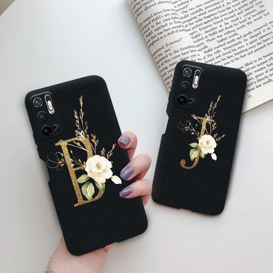 For Xiaomi Poco M3 Pro 5G Case for Poco M3 Pro 5G Cover Cute Letters Soft Silicone Phone Case for Xiaomi Poco M3 PocoM3 M 3 Pro