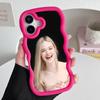 Elle Fanning Wavy Edge TPU Mobile Phone Case for iPhone 17 16 15 14 13 12 11 Air Pro Max Plus Colorful Cover