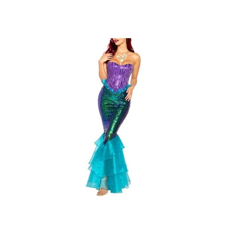 Mermaids Costume For Women With Ethnic Tribal Style For Stage Performance