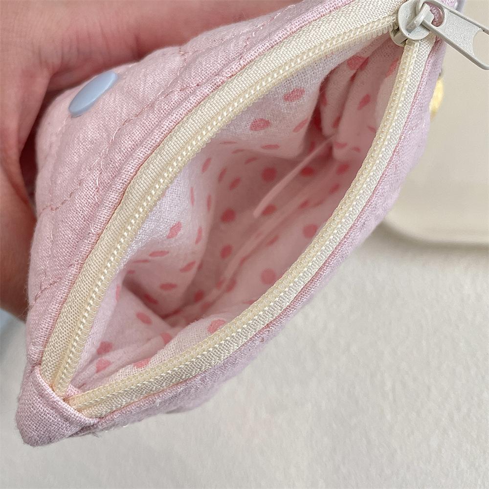 Cute Small Card Holder Bag Zipper Zero Money Wallet Storage Bag Multifunctional ID Card Bag Organizing Bags Case