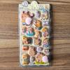 Capybara Themed PP Sticker Set (2 Pcs) - Fun Embellishments for Planners & Handcrafts BulingBulingStickers Store