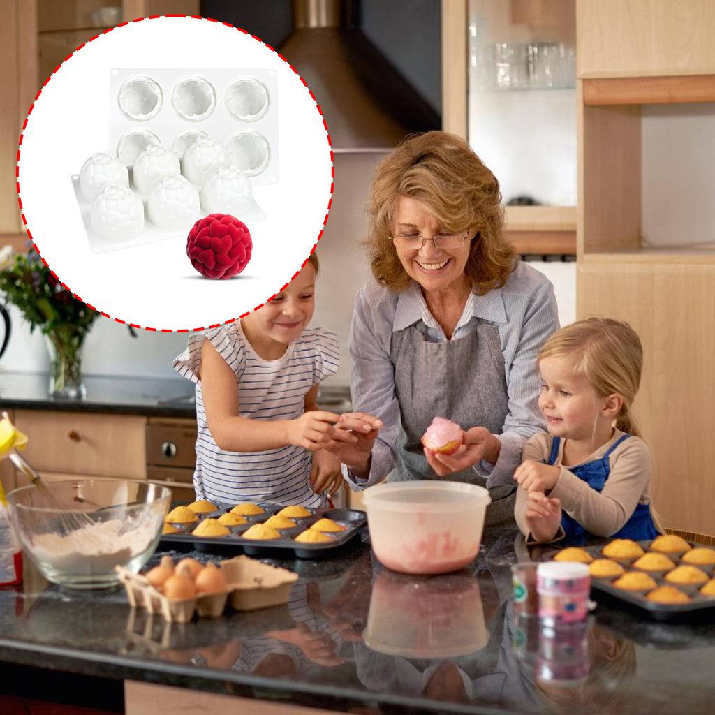 Heart Ball Shaped French Mousse Mold Heat Resistant Silicone Dessert Mould Handmade Pastries Bakewares Baking Accessories