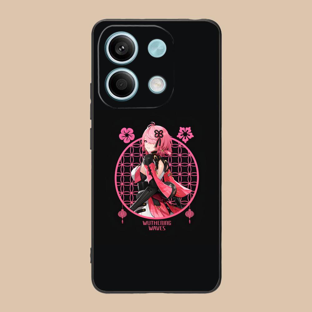 Wuthering Waves Taoqi Mobile Phone Case for POCO M7 M6 M5 M4 M3 X7 X6 X5 X4 X3 Pro GT 5G Colorful Printing Cover Cover Pretty