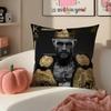 UFC Fighter Star KKhamzat Chimaev Cushion Cover Pillowcase Short Plush Invisible Zipper Room Sofa Cushion Cover