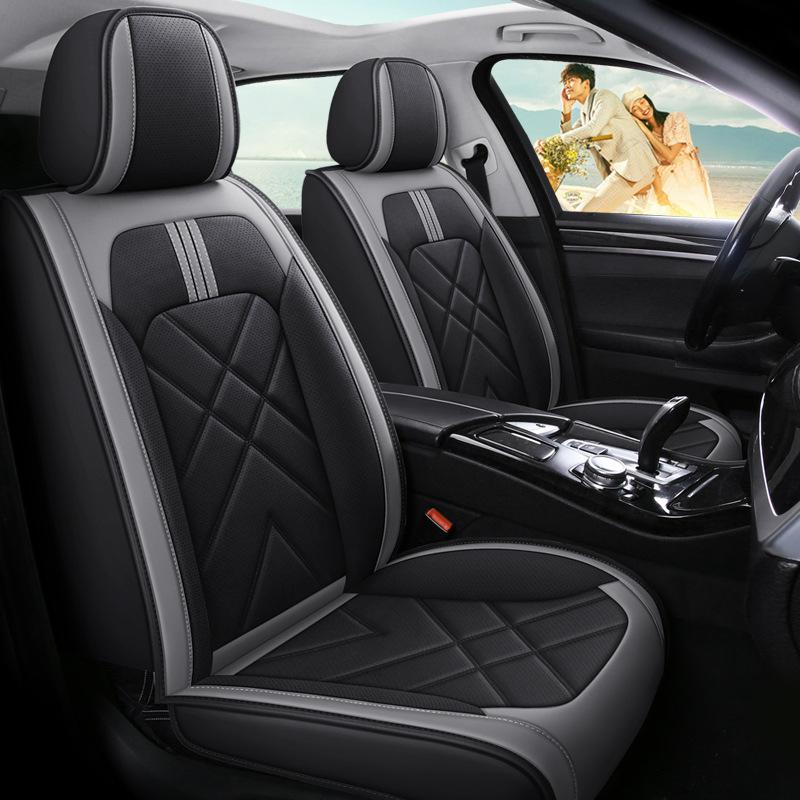 Five Car Seat Covers, Suitable for All Seasons, Complete Set for Dirt Protection, High-Quality Seat Protectors, Compatible with Most Five-Seater Cars