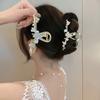 Women Hair Claw Clip with Butterfly New Chinese Style Stable Grip Claw Clip for Hair DIY Accessory Hair Styling