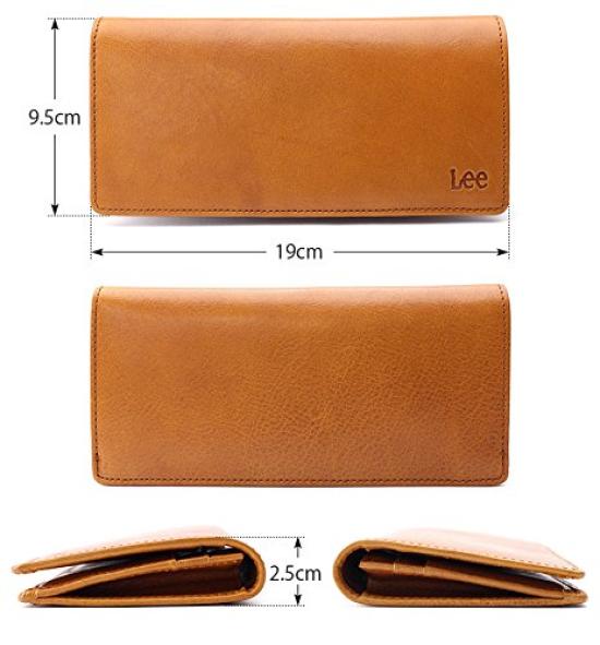 Lee Long Sunamura Italian 0520270 Geldbörse, Original, Leder, (Schokolade (CC))