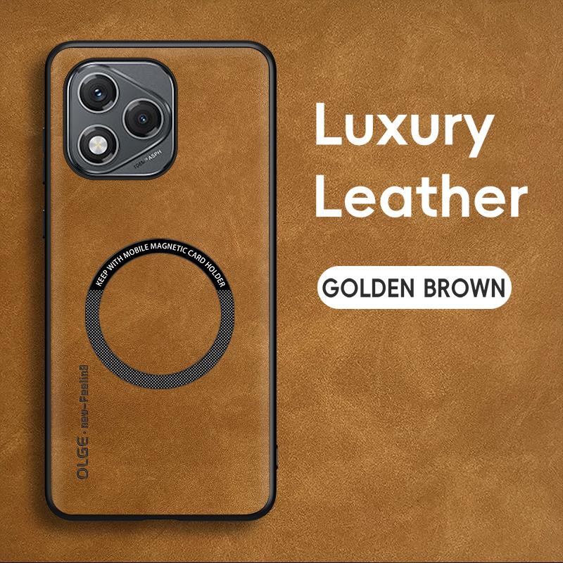 

Magnetic Retro Leather Case For Honor 400 Lite Honor400Lite 5G Wireless Charging Phone Case Cover Honor 400 Lite