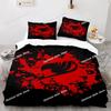 3D Fairy Tail Natsu Anime Bedding Set Printed Single Comforter Quilt Bed Cover Duvet Cover Pillow Case 3 Pieces Kids Adult Size