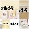 Cute Mouse Hole Vinyl Mural Wall Art Sticker Decals Kids Nursery Room Home Decor