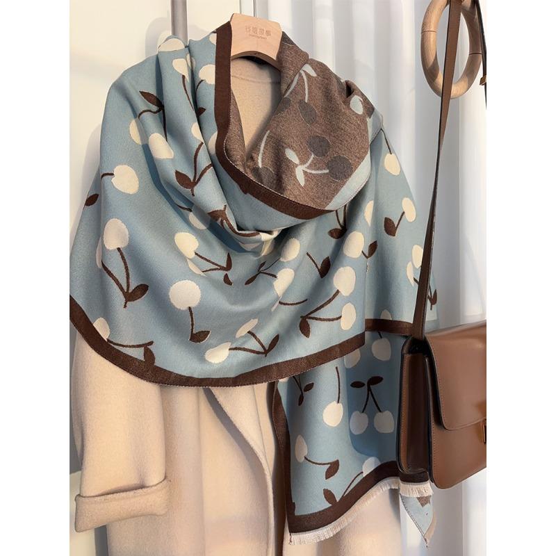 

Этот зимний шарф из искусственного кашемира в корейском стиле — универсальная длинная шаль, которую можно использовать как шарф и как шарф. 190*65cm