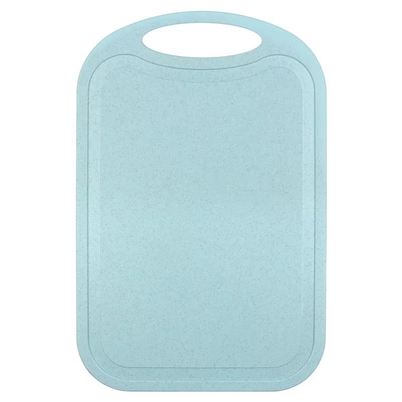 Plastic Chopping Board 32.5*21cm Baby Food Supplement Cutting Board Non-Slip Fruit Vegetable Chopping Board Kitchen Accessories синий