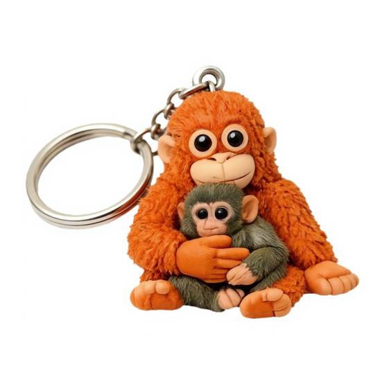 1/2 шт. Брелок Подвеска Плюшевая Обезьянка Шарм Брелок Ключи Рюкзак Кошелек Машина Сумка Украшение Мини Аксессуар A