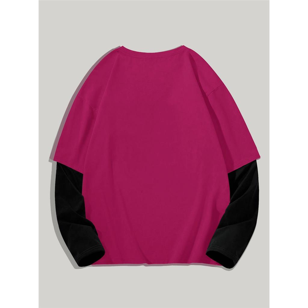 Y2K High Street Hip-Hop Dark Style Print Long-Sleeve T-Shirt, a Trendy Casual Style for Everyday Wear, Perfect for Street Fashion Enthusiasts