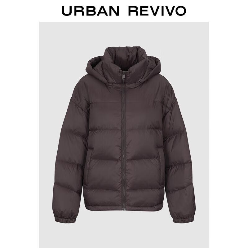 UR 2025 Women's Hooded Quilted Down Jacket