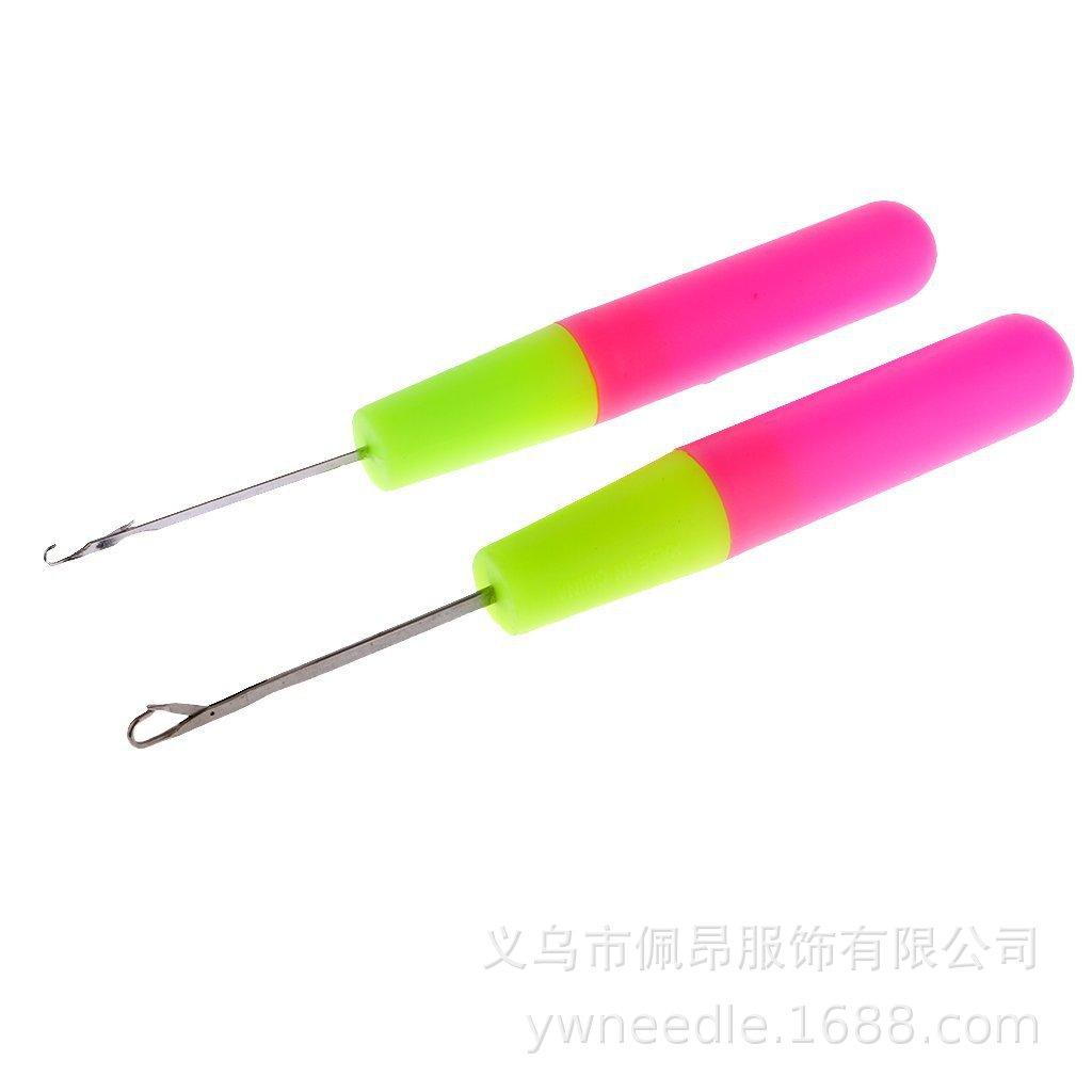 5-Piece Dreadlocks & Wig Crochet Hook Set with Wood and Plastic Handles