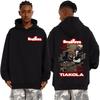 Rapper BDLM Gesangsalbum-Serie Grafik-Hoodie Herrenbekleidung Retro-Mode Klassische Sweatshirts Übergroße Hochwertige Hoodies