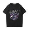 Tricou cu imprimare Pokémon Gengar Bumbac pur Tricou pentru bărbați Moda de vară 2026 Supradimensionat Street Casual Topuri Y2K Îmbrăcăminte Streetwear