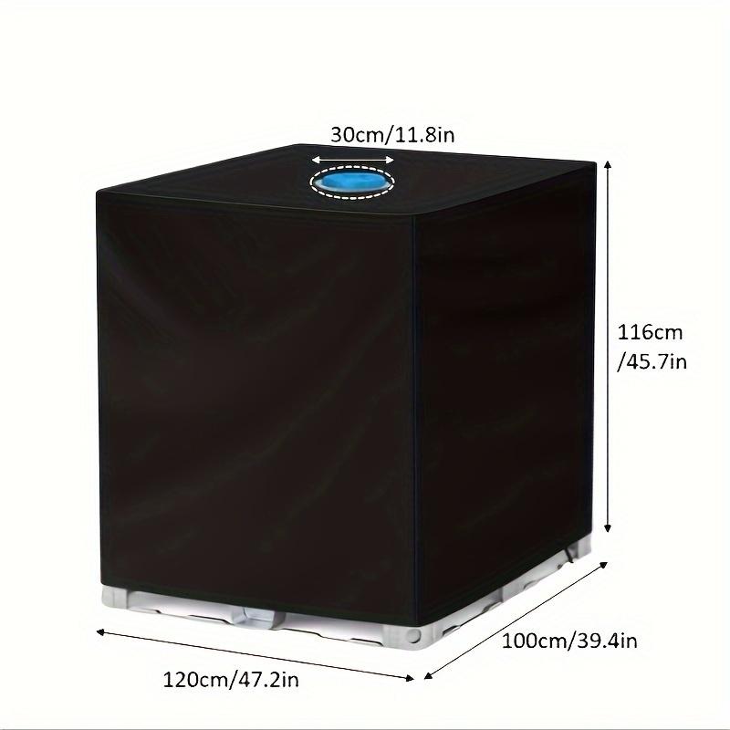 IBC Tote Cover, 275 Gallon Guard for 1000L Garden Tank, Rugged Polyester Sun Cover for Outdoor Applications