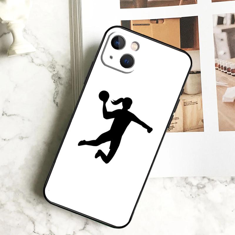 Handball Sport Handyhülle Für iPhone 17 16 15 14 12 11 13 Pro Max Plus 12 13 Mini 16e 17 Air Cover Hülle