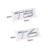 Car Sticker Metal Emblem T5 T6 Badge Trunk Decal For Volvo V40 V60 V90 XC60 XC90 XC40 S60 S90 S80 C30 Accessories