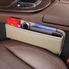 1PC Caixa organizadora de couro para carro, assento de carro, bolso com fenda, multifuncional, suporte de armazenamento para assento de motorista, acessórios para interior de automóveis