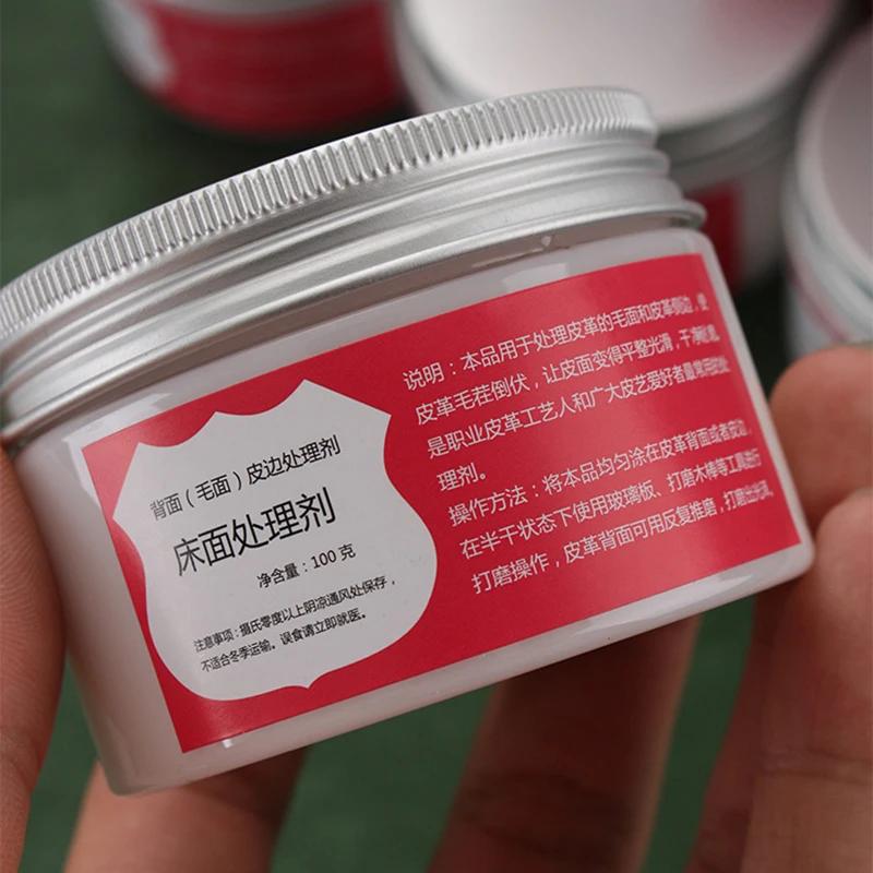 100g New Leather Finish Tokonole Rougher Burnisher Gum Handcraft CMC Clear Smooth Treatment Agent Edge Coat Paint