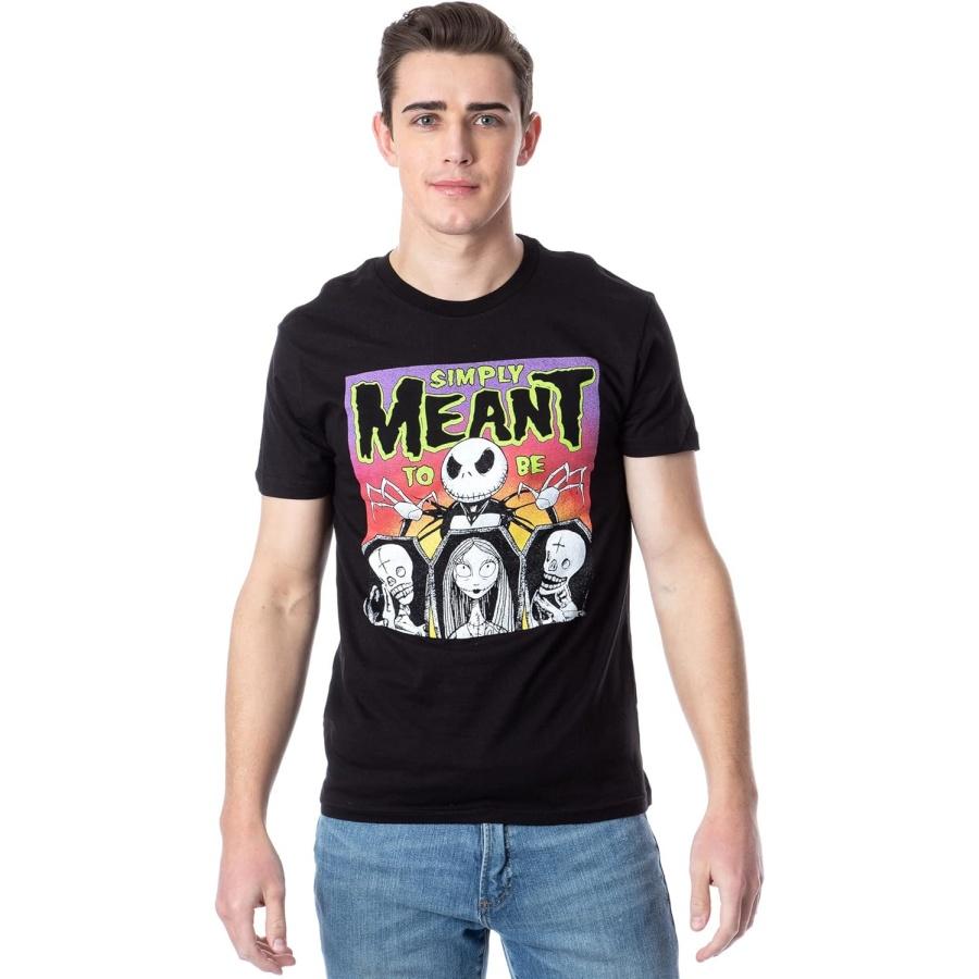 The Nightmare Before Christmas Men s Jack And Sally Simply Meant To Be Adult T-Shirt XXXXXL разноцветный