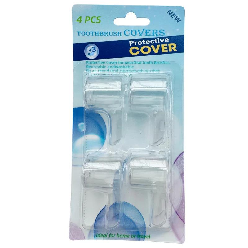 Toothbrush Dustproof Covers Caps Compatible for Braun Oral B Replacement Heads & IO Series Electric Toothbrush Head Protector