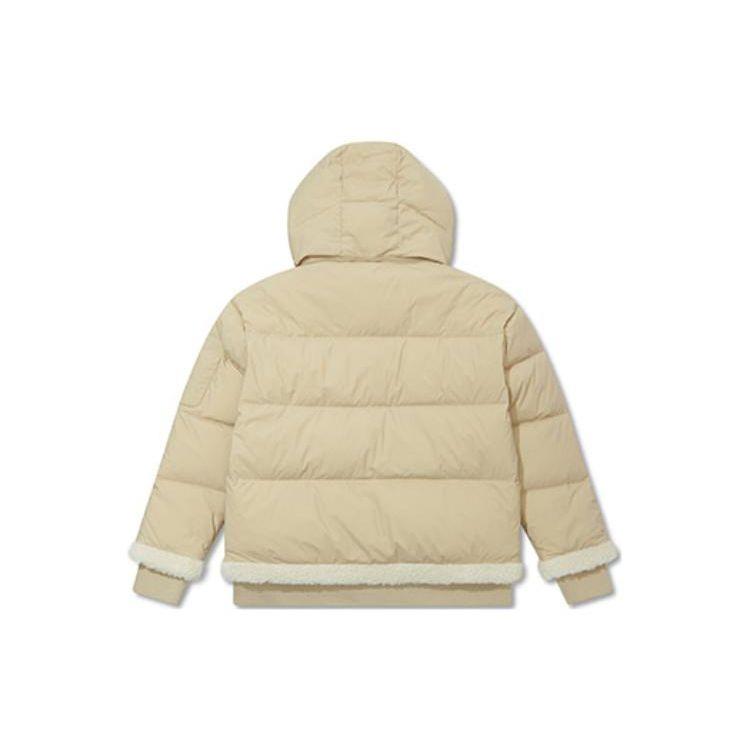 Levis FW22 Removable Hooded Long Sleeve Down Jacket Women Outerwear Khaki A5174-0000