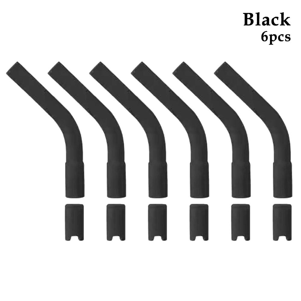 6Pcs Tea Coffee Juice Straw Head Drinkware Silicone Suction Nozzle  for 8mm Stainless Steel Straw